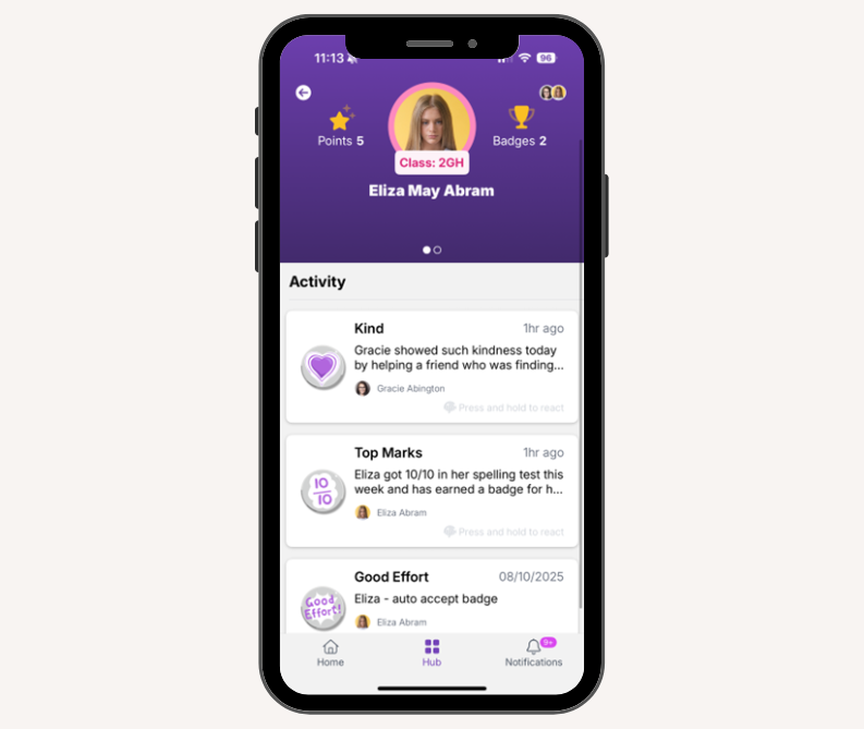 Awards and Activities with Beige Background