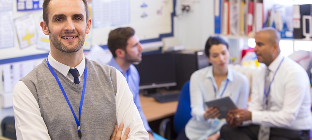 Teachers in meeting