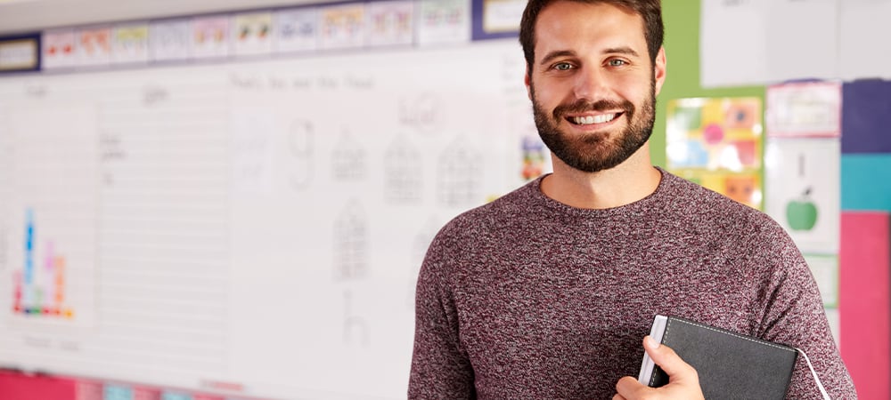 Teacher in classroom