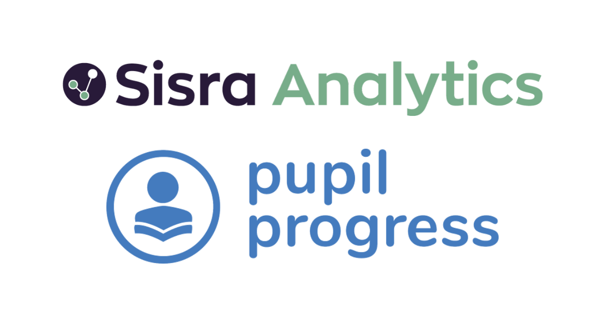 Sisra Analytics and Pupil progress Logos together
