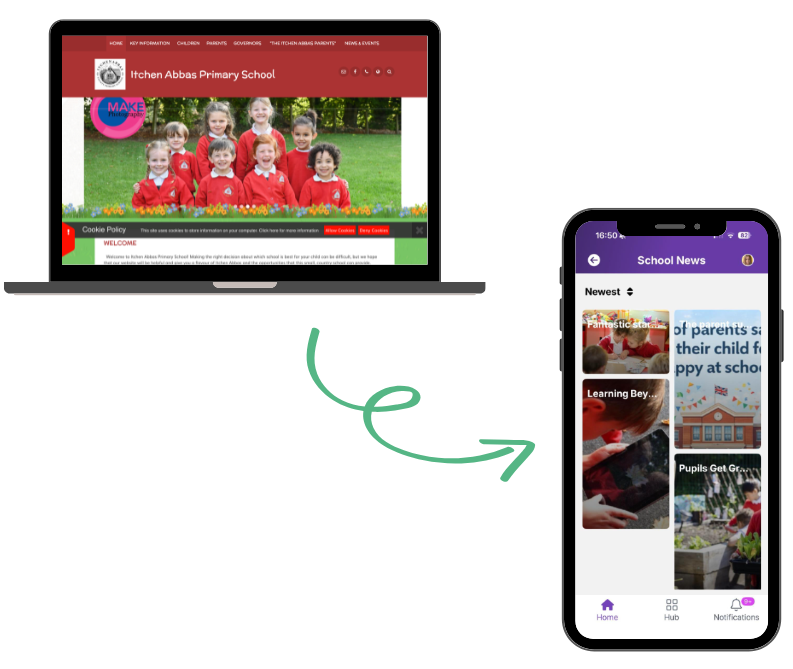 From website to app From website to app